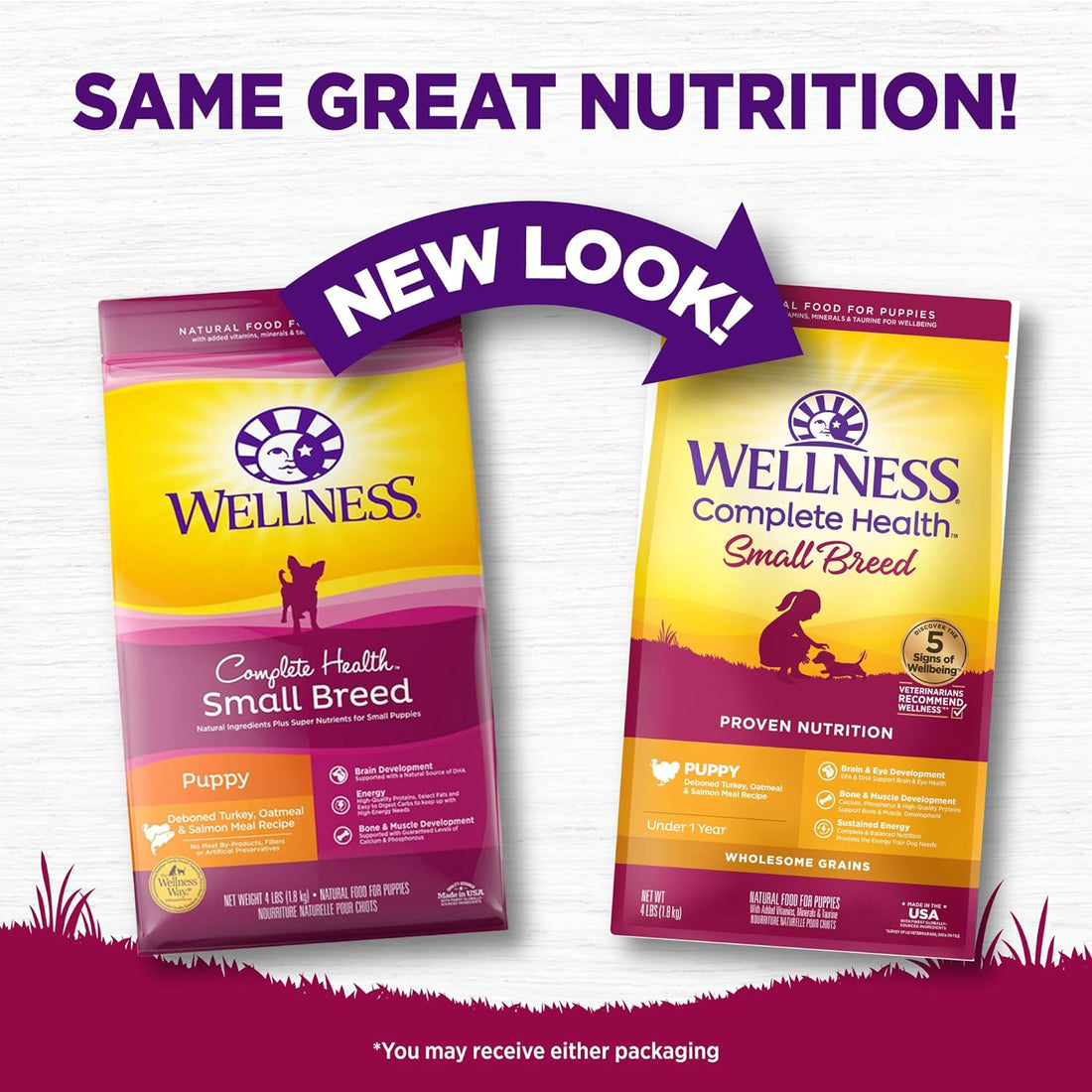 Complete Health Small Breed Puppy Food – Chicken, Oatmeal & Salmon (4 lb)