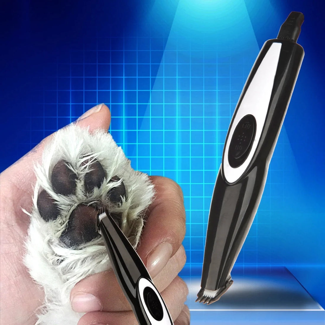 Mute Cordless Pet Clippers – USB Rechargeable Grooming Kit