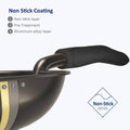 Durable Black Cat Litter Scoop – Non-Stick Aluminum, Large Size