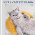 U-Shaped Pet Pillow – Soft Neck Support for Cats & Small Dogs, Fashionable & Cozy Headrest for Deep Sleep