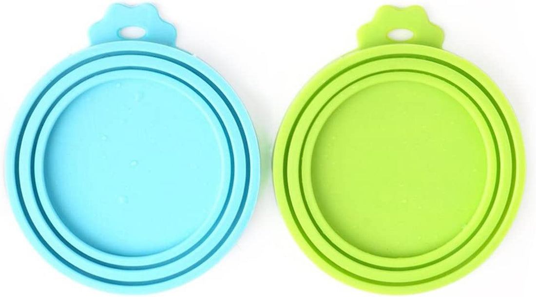 Silicone Pet Can Covers – Universal Fit (Blue & Green)