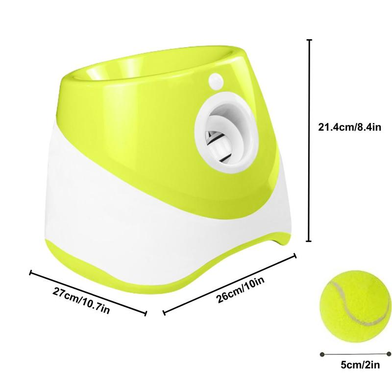 Automatic Dog Ball Launcher – 3-Mode Adjustable Toy with Tennis Balls for Indoor & Outdoor Play