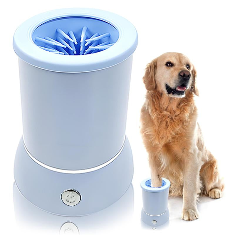 Electric Dog Paw Cleaner and Massager - Portable USB Rechargeable Paw Washing Cup for Small to Medium Dogs Cozyvibes Petlife Zyvibesatic Foot Cleaning Machine Pet Products Grooming