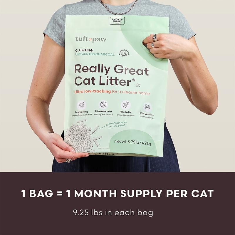 Tofu Cat Litter – Natural, Low-Tracking, Flushable Pellets with Odor Control & Dust-Free Formula