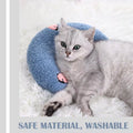 U-Shaped Pet Pillow – Soft Neck Support for Cats & Small Dogs, Fashionable & Cozy Headrest for Deep Sleep
