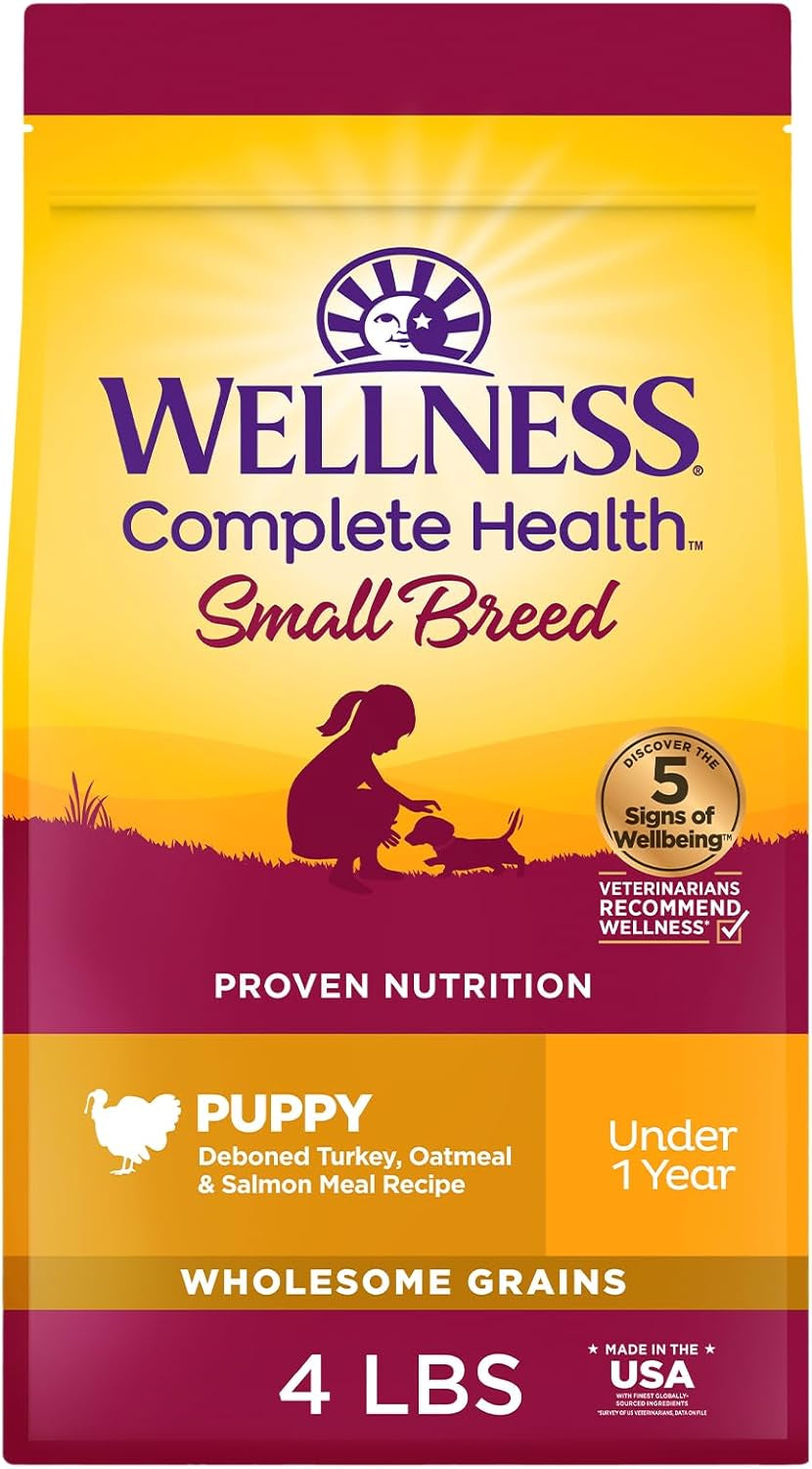 Complete Health Small Breed Puppy Food – Chicken, Oatmeal & Salmon (4 lb)