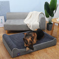 Laifug Orthopedic Memory Foam Extra Large Dog Bed with Double Pillow (50
