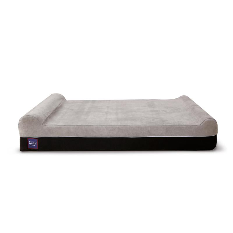 Laifug Orthopedic Memory Foam Extra Large Dog Bed with Double Pillow (50"X36"X10") Durable Water Proof Liner & Removable Washable Cover & Smart Design