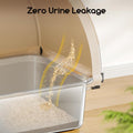 Meowant LB03 3-In-1 Stainless Steel Cat Litter Box 85L Large, Splash-Proof, Odor-Resistant, Detachable Cover, Half-Moon Tent Multi-Functional #Cozyvibes #Petlife