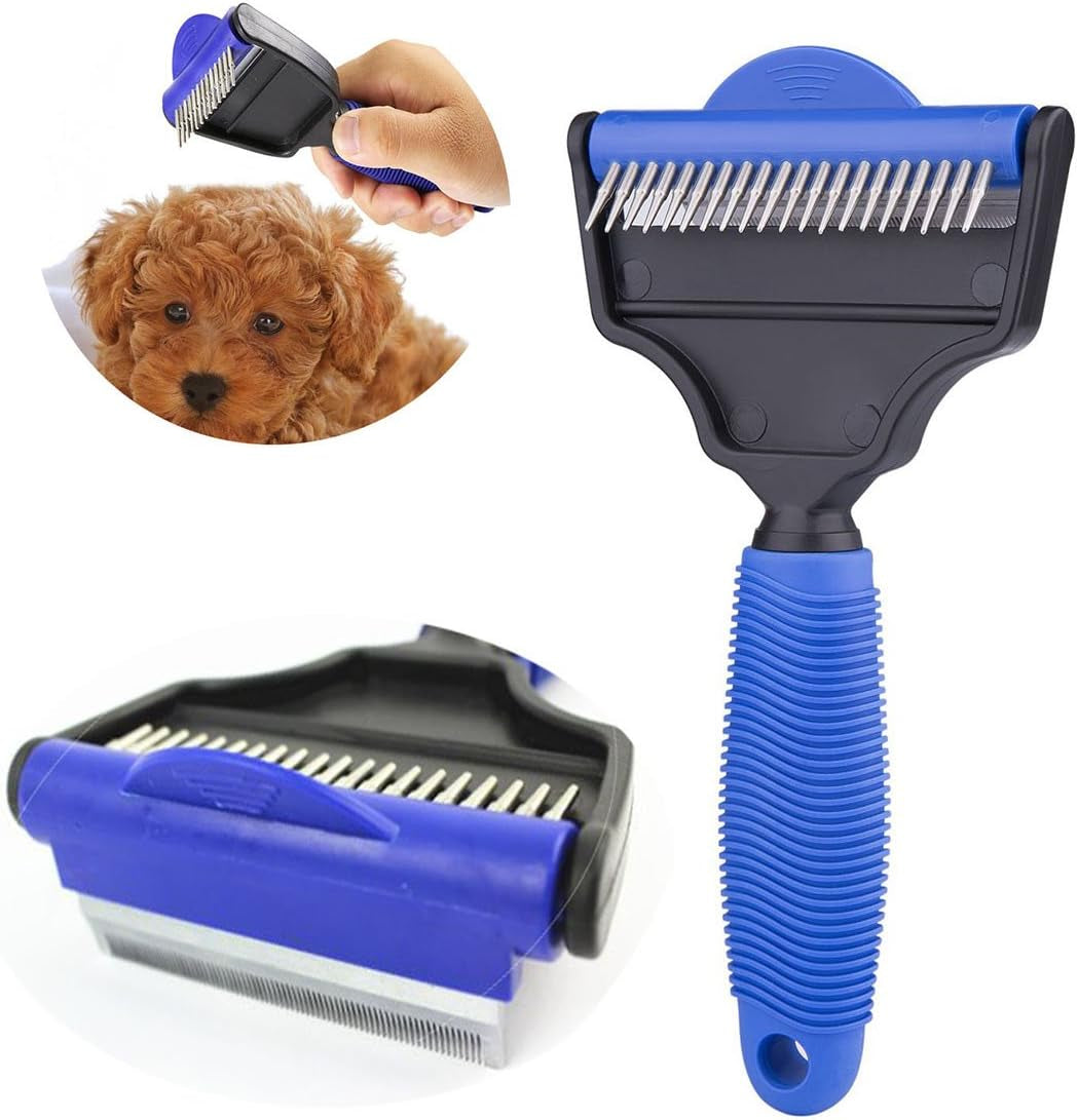 Deshedding Rake & Comb – All-in-One Grooming for Pets