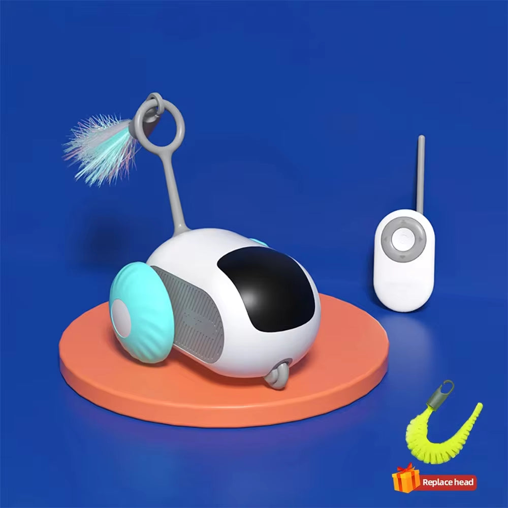 Smart Cat Toy Car – 2 Modes, Remote Controlled & Interactive