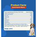 Happy Paws: 10 in 1 Multivitamin for Dogs, 100 Lamb-Flavored Soft Chews, Essential Vitamins for Skin, Coat, Digestion, Mobility, Overall Health